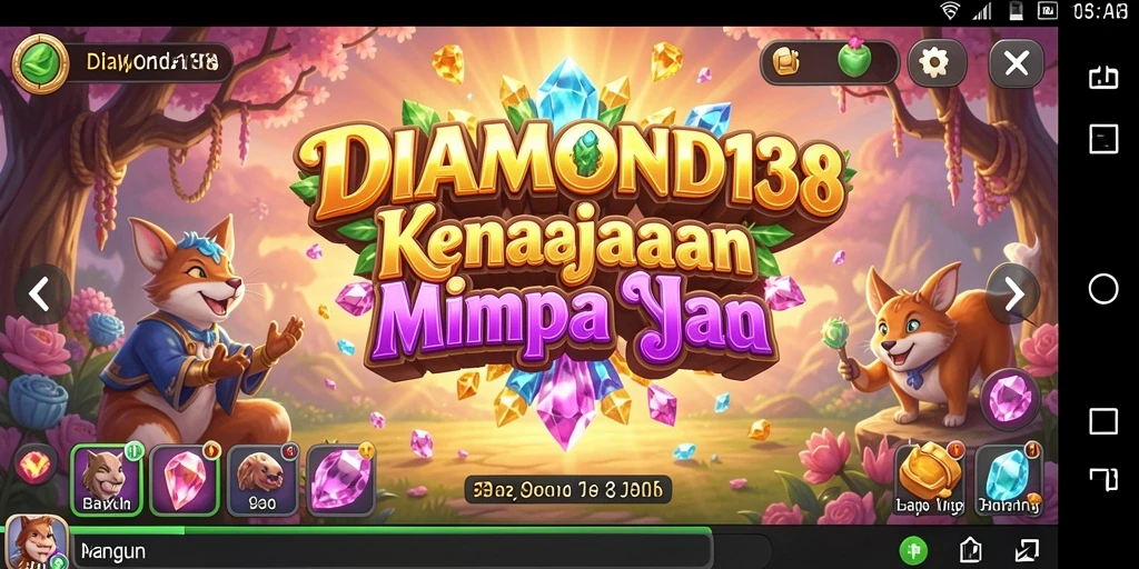 Tampilan gameplay seru dari DIAMOND138 yang memukau.