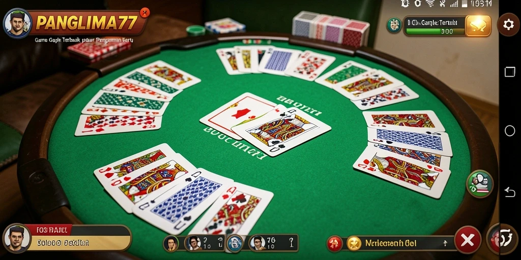 Tampilan seru gameplay Gaple di PANGLIMA77 dengan grafis menawan.
