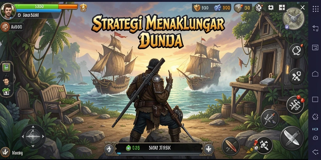 Tangkapan layar S80 menunjukkan aksi seru gameplay strategi.