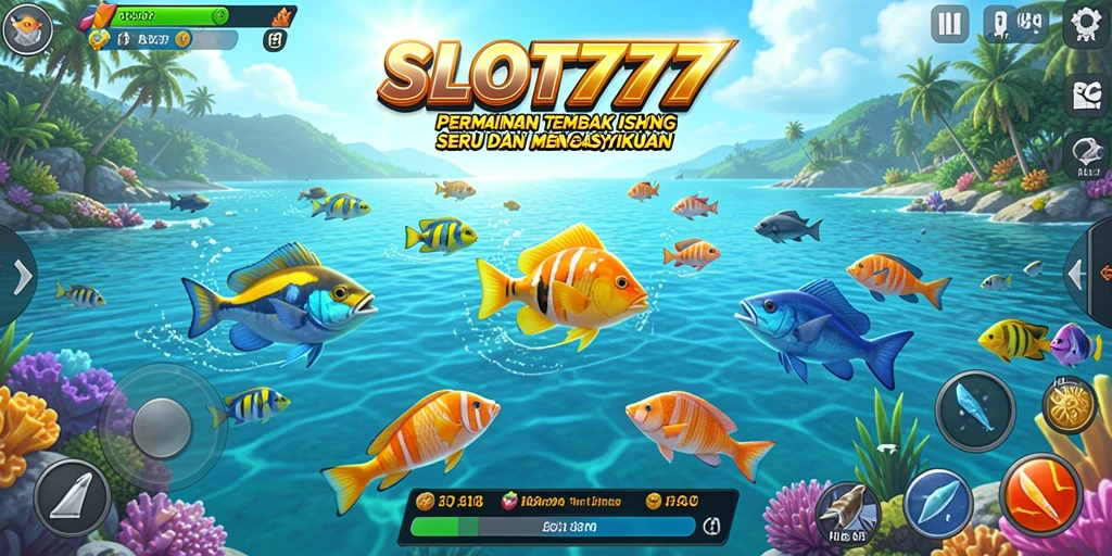Tangkapan layar permainan Tembak Ikan yang seru di SLOT777.