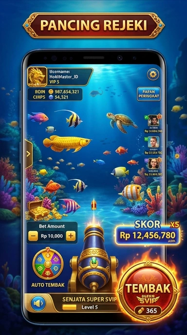 Tampilan antarmuka pengguna supersvip yang modern dan intuitif.